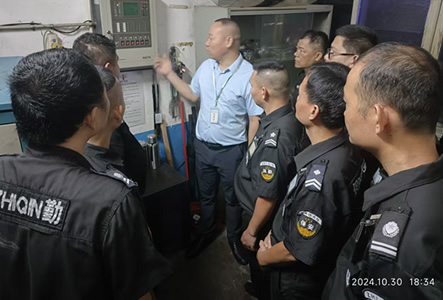 保安執勤檢查安全隱患